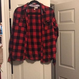 Red And Black Flannel. Size M.